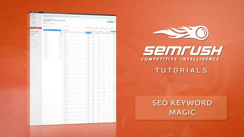 SEMRush Keyword Magic Tool