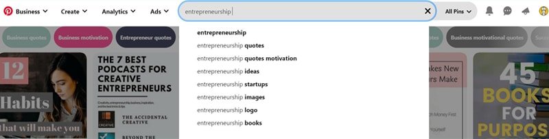 Entrepreneurship Niche for Affiliate Marketing on Pinterest