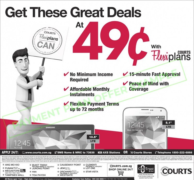 Payment Plan Offer - Courts