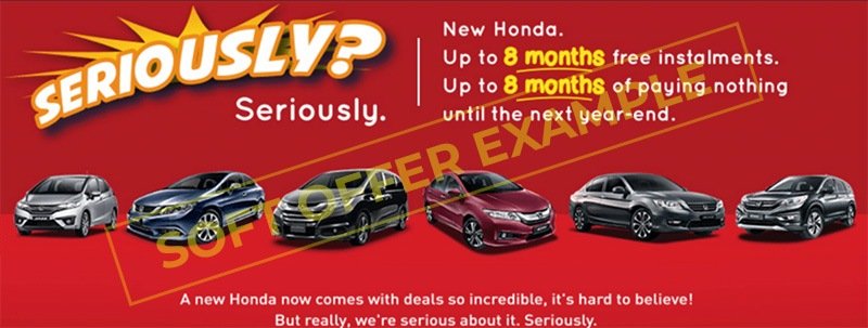 Soft Offer - Honda Promotion